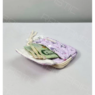 Moshi Moshi กระเป๋าเศษสตางค์ ใส่บัตรได้ กระเป๋าใส่เหรียญ ลายKuromi ลิขสิทธิ์แท้