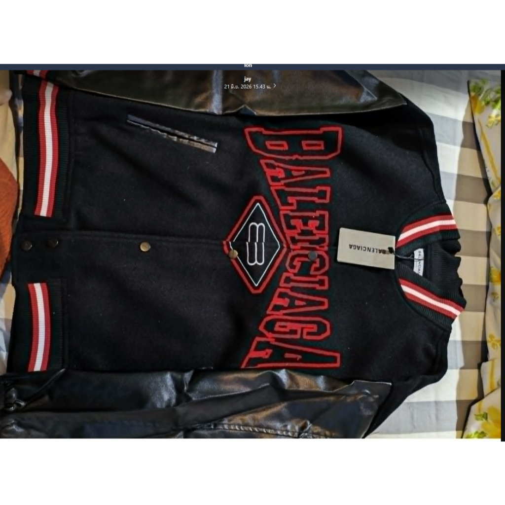 jacket BB paris แขนเป็นหนัง