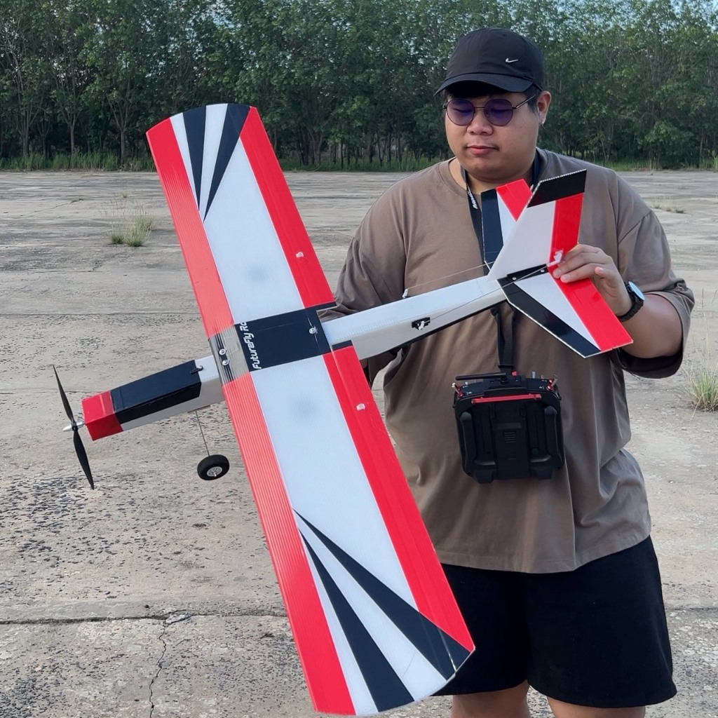 (ลำเปล่า)เครื่องบินผีสิง F-120 V.2 ขนาดปีก1.2เมตร บินง่าย แข็งแรงทนทาน ทำจาก(ฟิวเจอร์บอดร์)