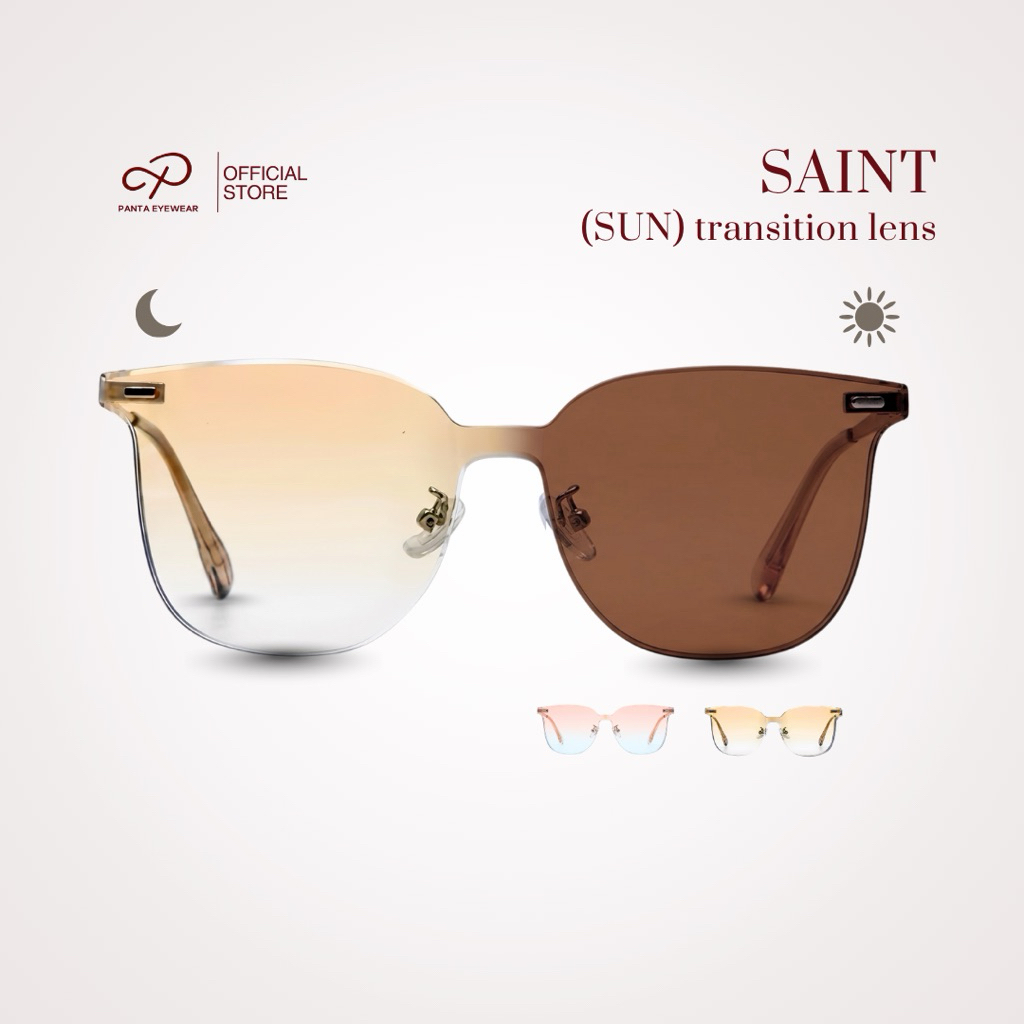 PANTA | SAINT แว่นกันแดดไร้กรอบออกแดดเลนส์เปลี่ยนสี