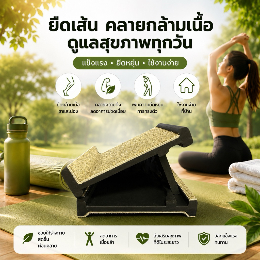 ขายดีอันดับ 1 | แท่นยืนคลายเส้น ใช้เพียงวันละนิด ร่างกายของคุณดีขึ้นแน่นอน!