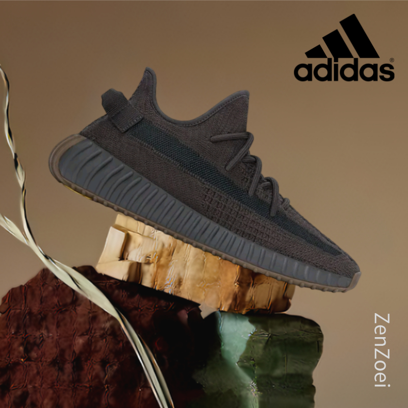 (ของแท้ 100%) 💯 adidas originals Yeezy Boost 350 V2 “Cinder”  FY2903  Low Sneakers