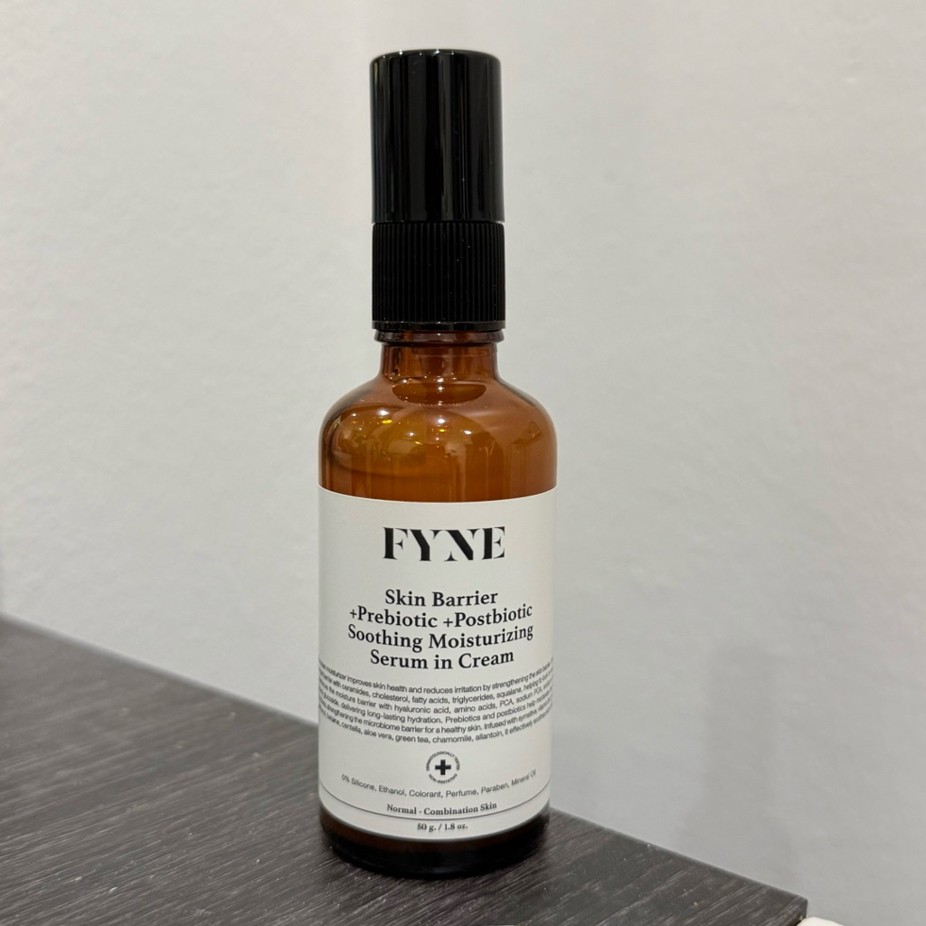 (used เหลือ 98%) มอยเจอร์ ผิวธรรมดา-ผสม FYNE Skin Barrier Serum in Cream +Prebiotic +Postbiotc
