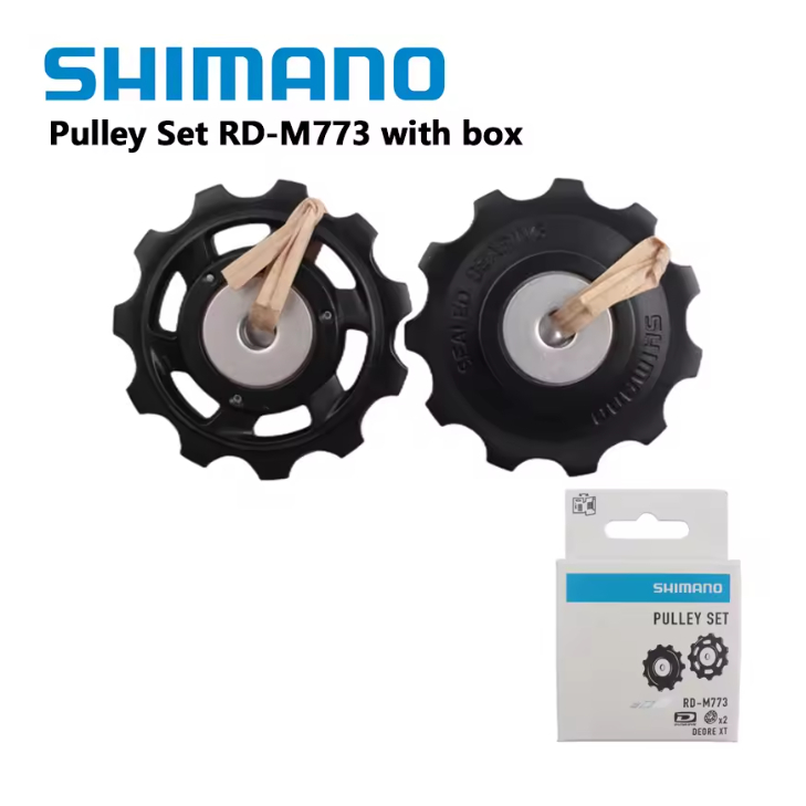 ลูกลอกตีนผี SHIMANO DEORE XT RD-M773 / M781 / M786  ชุดลูกกลิ้งตีนผีบน-ล่างแท้ Shimano 10 สปีด
