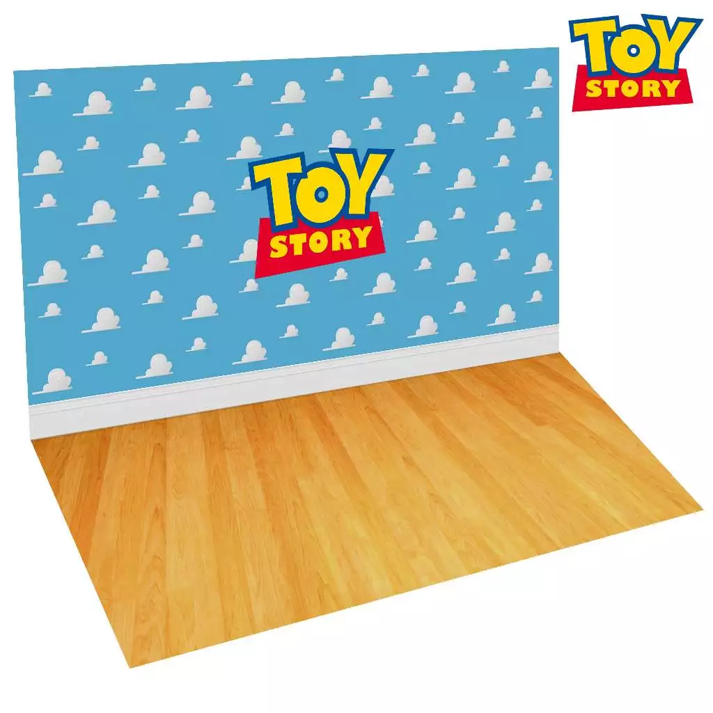 ฉากโมเดล แบบชุด 2 ชิ้น (Toy story) มี2แบบ 2ขนาด (ขนาดสั่งทำได้)