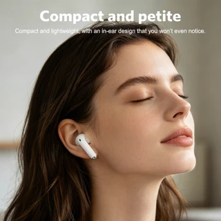 MEEGOO หูฟังไร้สาย TWS Bluetooth 6.0 สัมผัสควบคุม ตัดเสียงรบกวนคุยโทรศัพท์ ใช้หูเดี่ยว/คู่ได้ แบตกล่องชาร์จได้3-4รอบ