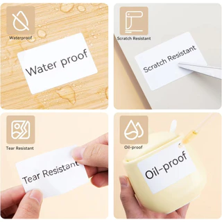 Niimbot 1Roll B1 White Sticker Waterproof Paper Adhesive Label White Anti-Oil For B1 B21 Mini Portable Thermal Printer T