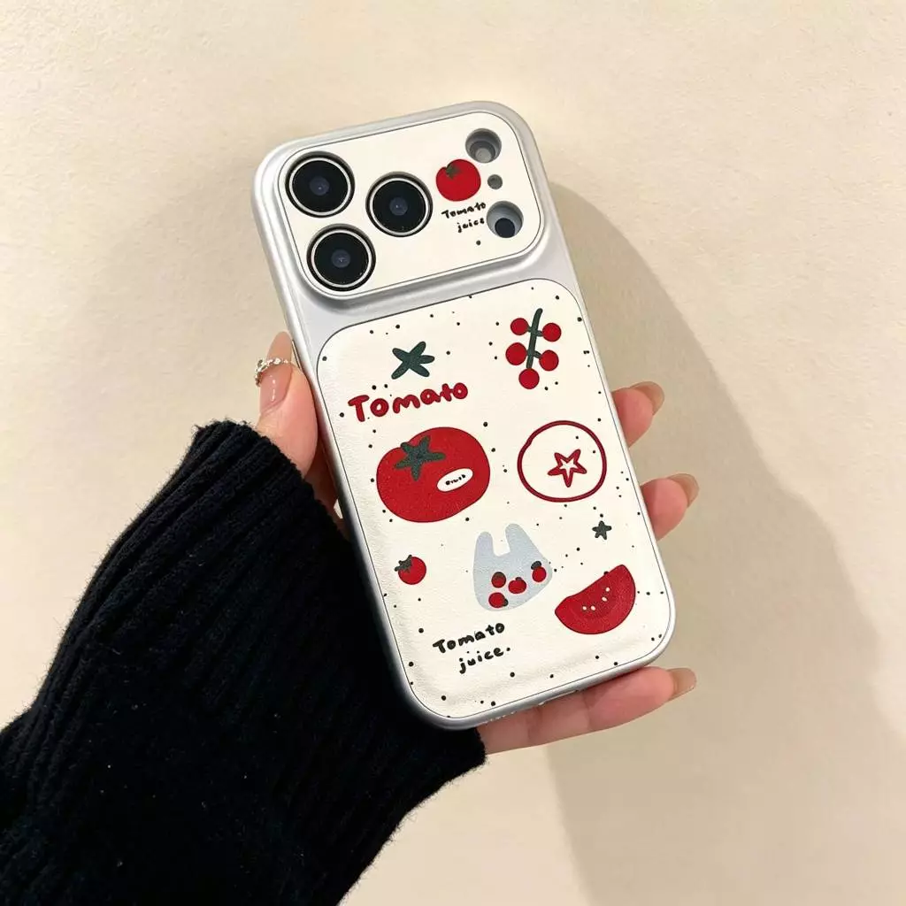 เคส iPhone 17 16 15 14 13 12 11 Pro Max Plus ซิลิโคนลายทอมาโต thumbnail 3