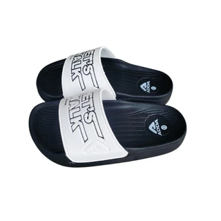 ADDA(KIDS) รองเท้าแตะแบบสวมสำหรับเด็ก รุ่น 32B3K พิมพ์ Let's walk SIZE : 8(25)-3(35)