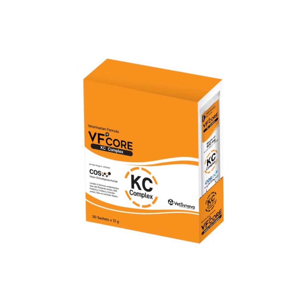 (กล่อง30ชิ้น) VFcore KC สูตรบำรุงไต_สีส้ม