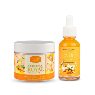 [ของแท้] Suk Skin สุขสกิน ครีมขมิ้นนมผึ้ง 1 กระปุก ครีมบำรุงผิวหน้า ช่วยลดเลือนริ้วรอย แถมฟรี เซรั่ม