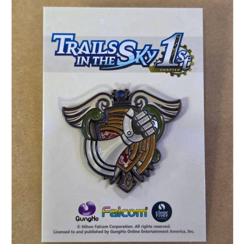 [ส่งด่วน] Falcom Trails in the Sky 1st Chapter  Bracer Guild Metal Pin
