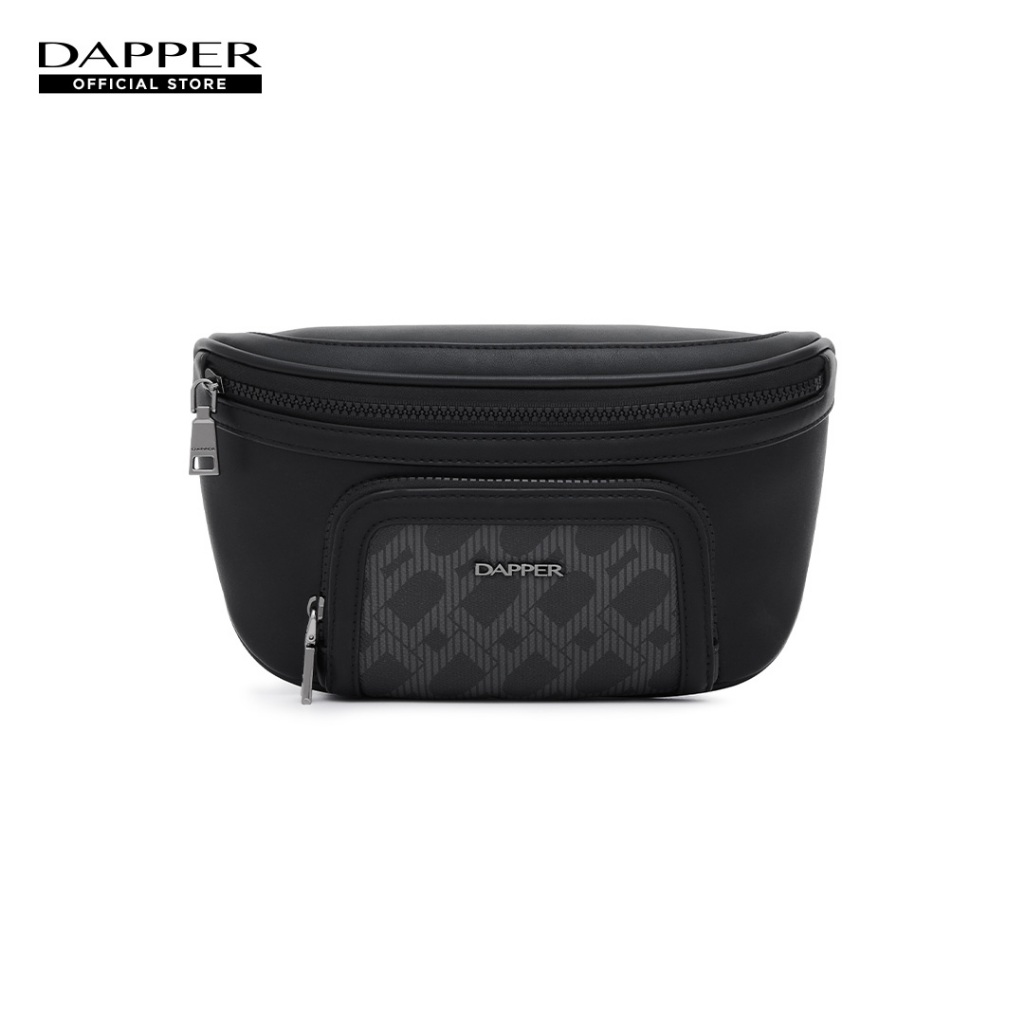 DAPPER กระเป๋าคาดอก DP Monogram Belt Bag สีดำ (BM6/BK/1318PP)