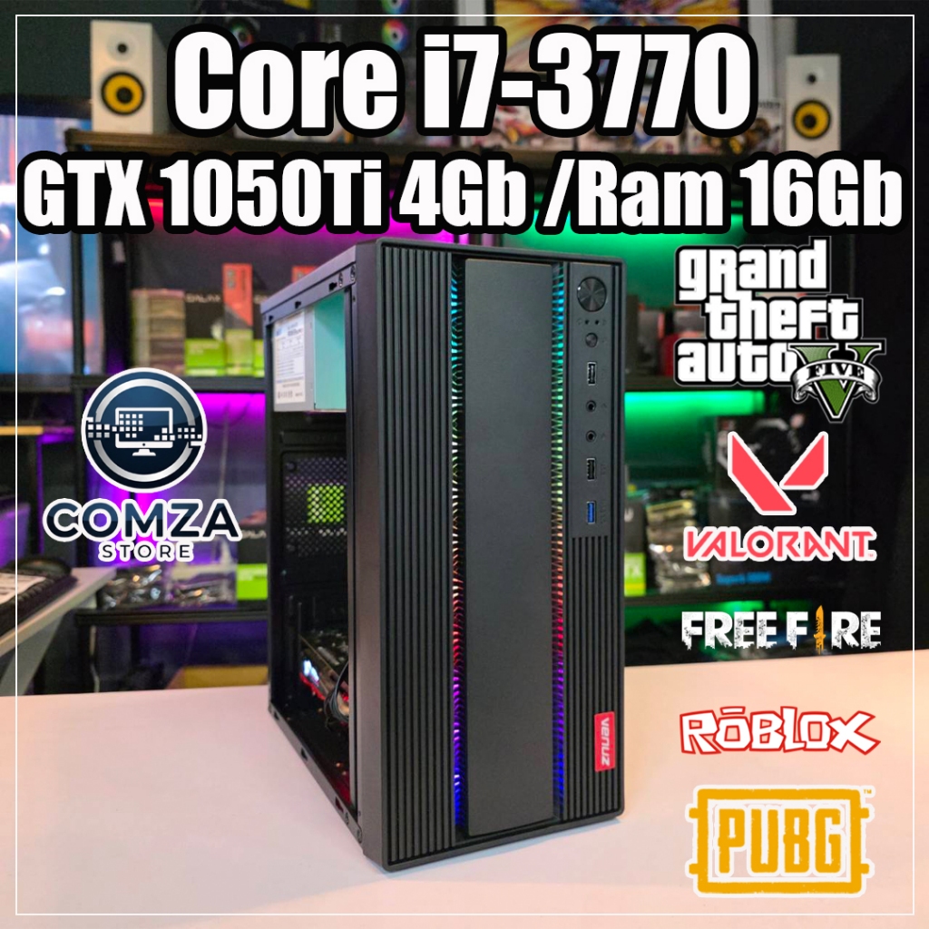 คอมพิวเตอร์ประกอบ เล่นเกมส์ Core-i7 /Ram 16Gb  GTA V /Valorant /Freefire /Pubg /Roblox สินค้าคุณภาพ จัดส่งรวดเร็ว