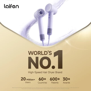 Laifen SE 2 High-Speed Hair Dryer ไดร์เป่าผมแห้งไว | ลดผมชี้ฟู | การคุ้มครองเด็ก | ปรับอุณหภูมิได้ 5 โหมด | ไดร์เป่าผม