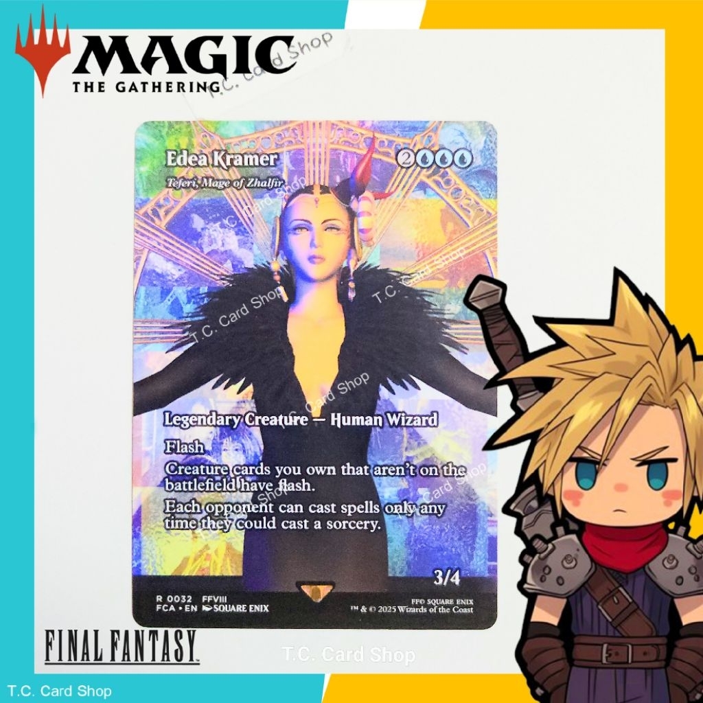 Edea Kramer - Teferi, Mage of Zhalfir (Showcase) R0032 FFVIII - Final Fantasy - Magic the Gathering 