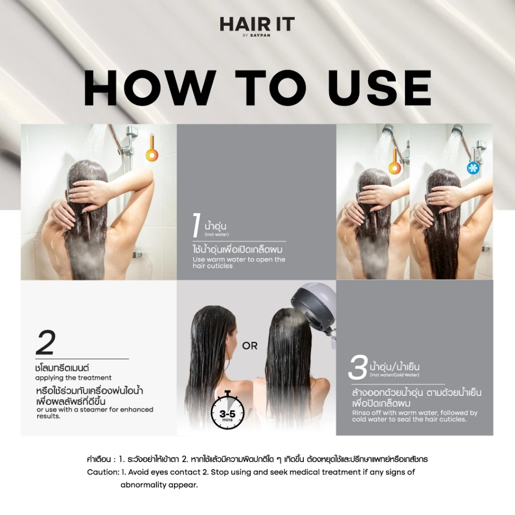 (ซอง) HAIR IT Premium Deep Repair แฮร์อิท พรีเมี่ยม ดีพ รูปที่ 3
