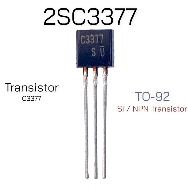 2SC3377 C3377 NPN Transistor TO-92 32V 1A 500mW 150MHz ROHM Japan Silicon Transistor (5ชิ้น)