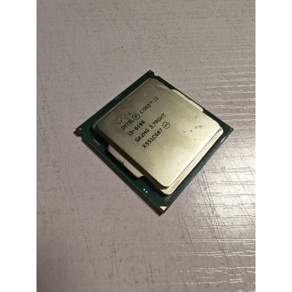CPU intel i3 6100 3.7GHz