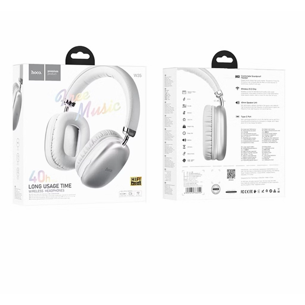 Hoco W35 Series Bluetooth Headphones หูฟัง​บลูทูธ  หูฟัง​ไร้สาย​ หูฟัง​ครอบหู W35 Max W35 Air ANC