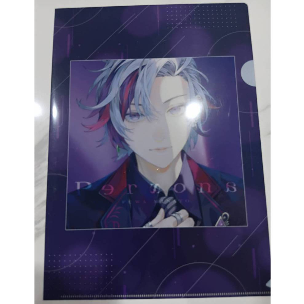 แฟ้มใส่เอกสาร ★Persona-Fuwa Minato Vtuber ★ A4 Clear File ขนาด 22 X 31 cm.
