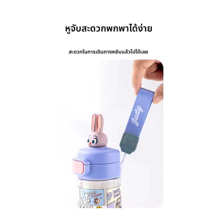 กระติกน้ำ ขวดน้ำเด็กไปโรงเรียน แถมสายสะพาย สีสันสวยงาม ลายการ์ตูนน่ารักมาก ราคาส่ง