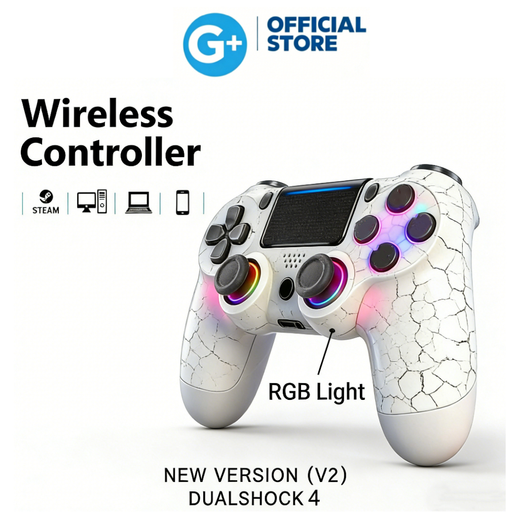 Gizmo จอยเกม คอนโทรลเลอร์ จอยสติ๊ก จอยสติ๊กเกมบลูทูธไร้สาย For Android iOS PC Ps JoyGEN2 USB แล็ปท็อป