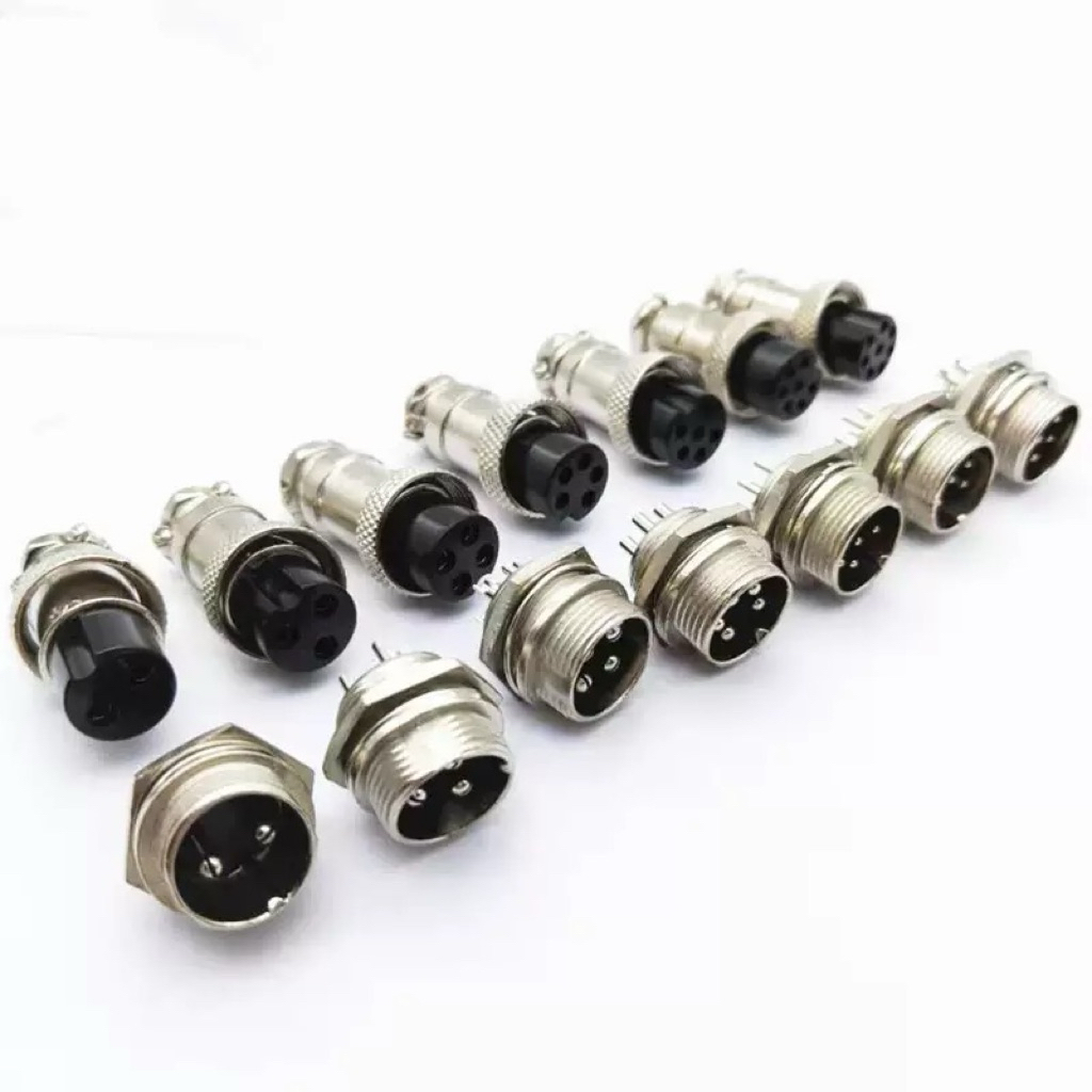 ราคา(ต่อตัว)  GX16 ผู้-เมีย plug connector  คอนเน็คเตอร์ 16mmมี 2Pin 3pin 4pin 5pin 6pin 7pin 8pin พร้อมส่ง