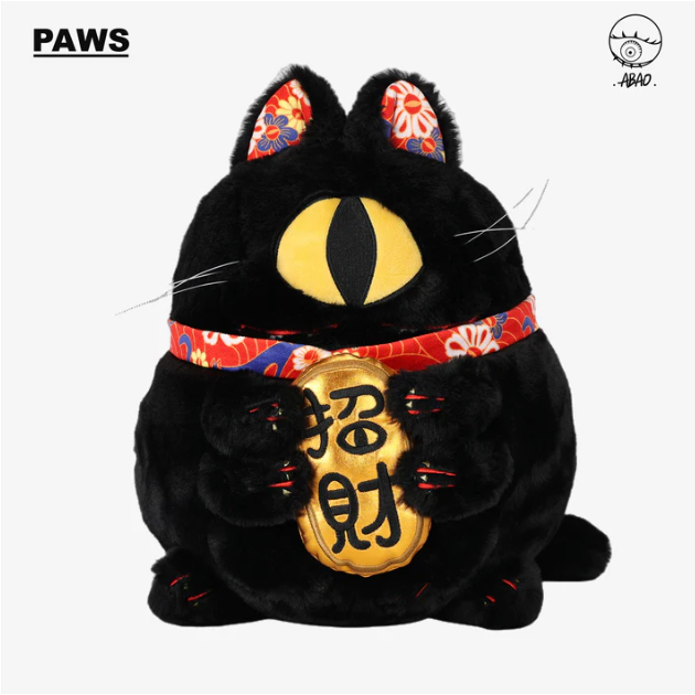 ABAO  Maneki Spider Cat Plush