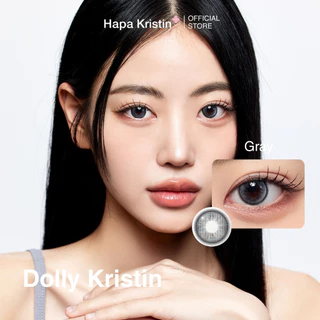 HapaKristin คอนแทคเลนส์ รายเดือน รุ่น Dolly Kristin สี Gray (2pcs/box) มีค่าสายตา Contact Lens