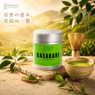 SAEAKARI มัทฉะ สายพันธุ์เดี่ยว โทนถั่ว จากญี่ปุ่น‼️ FUKUO Single Cultivar Yame Matcha เกรดพิธีการ