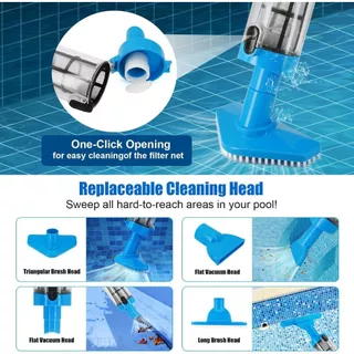 3 In 1 เครื่องดูดฝุ่นไร้สายแบบ Cordless Pool Vacuum Cleaner Powerful Suction Handheld Cleaner For Spas Hot Tubs