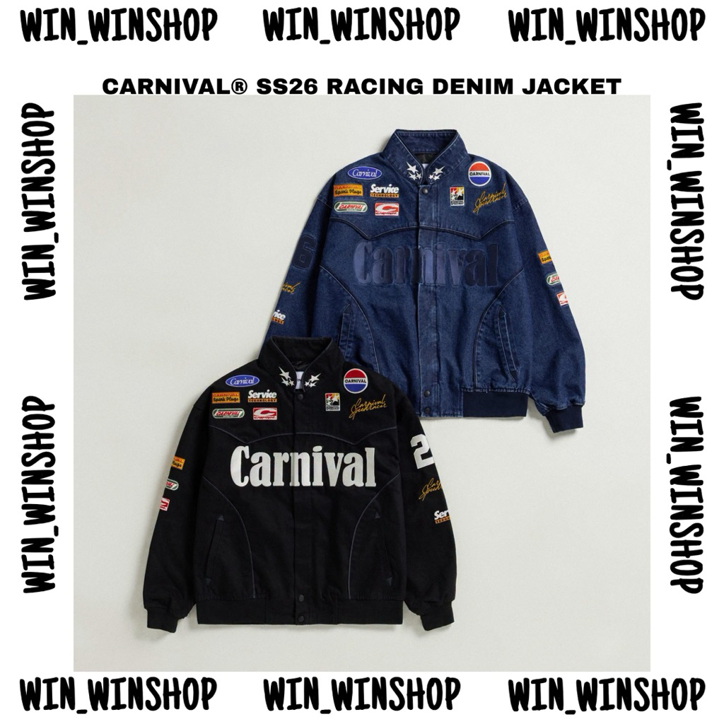 [ พร้อมส่ง ] CARNIVAL® SS26 RACING DENIM JACKET