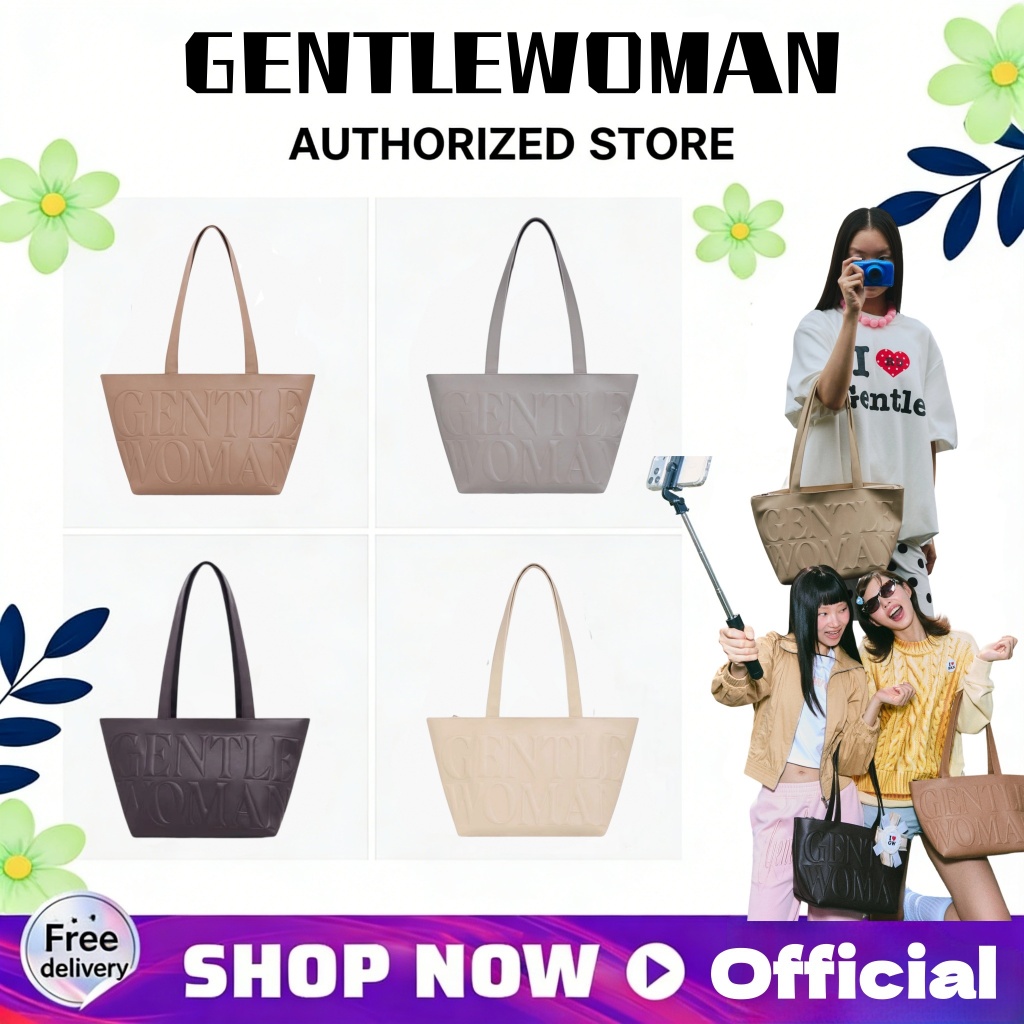 Gentlewoman กระเป๋า Daily Shoulder Bag หนังใหม่ | ปิดด้วยซิปเรียบร้อย ดีไซน์มินิมอล สะพายไหล่ 📍NEW DROP