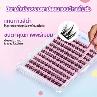 NE ขนตาปลอมกาวในตัว ไม่ต้องใช้กาว ติดง่ายสำหรับมือใหม่ บางเบา ดูเป็นธรรมชาติ ใช้ซ้ำได้ สินค้าพร้อมส่ง NEL007