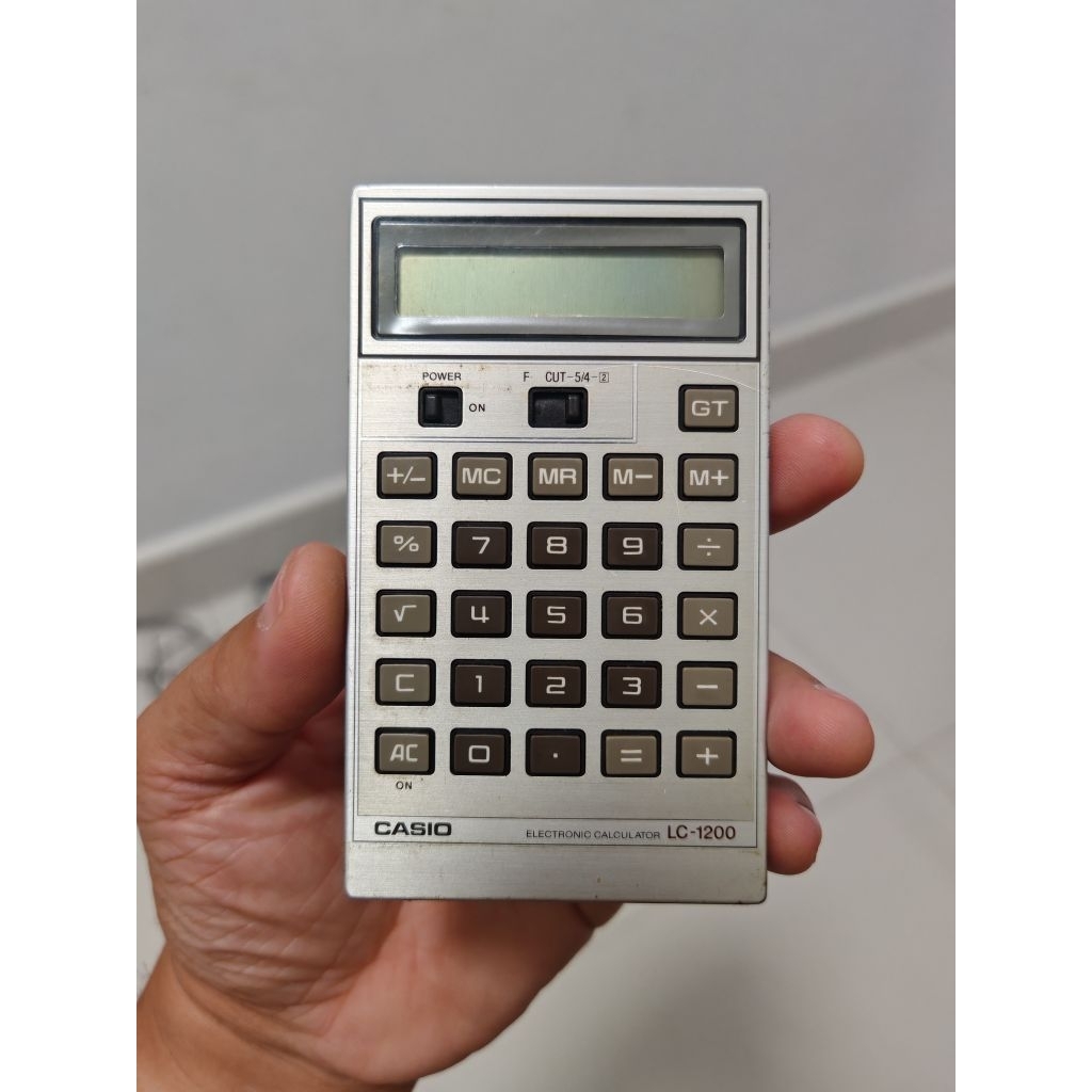 Casio LC-1200 เครื่องคิดเลข งานเก่า มือสอง