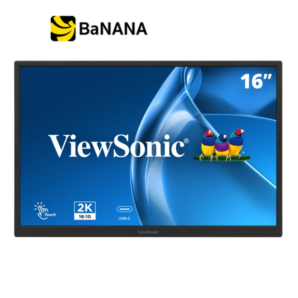 จอมอนิเตอร์ VIEWSONIC Portable TD1617A-2K (IPS WQXGA 165Hz Touch USB-C) by Banana IT