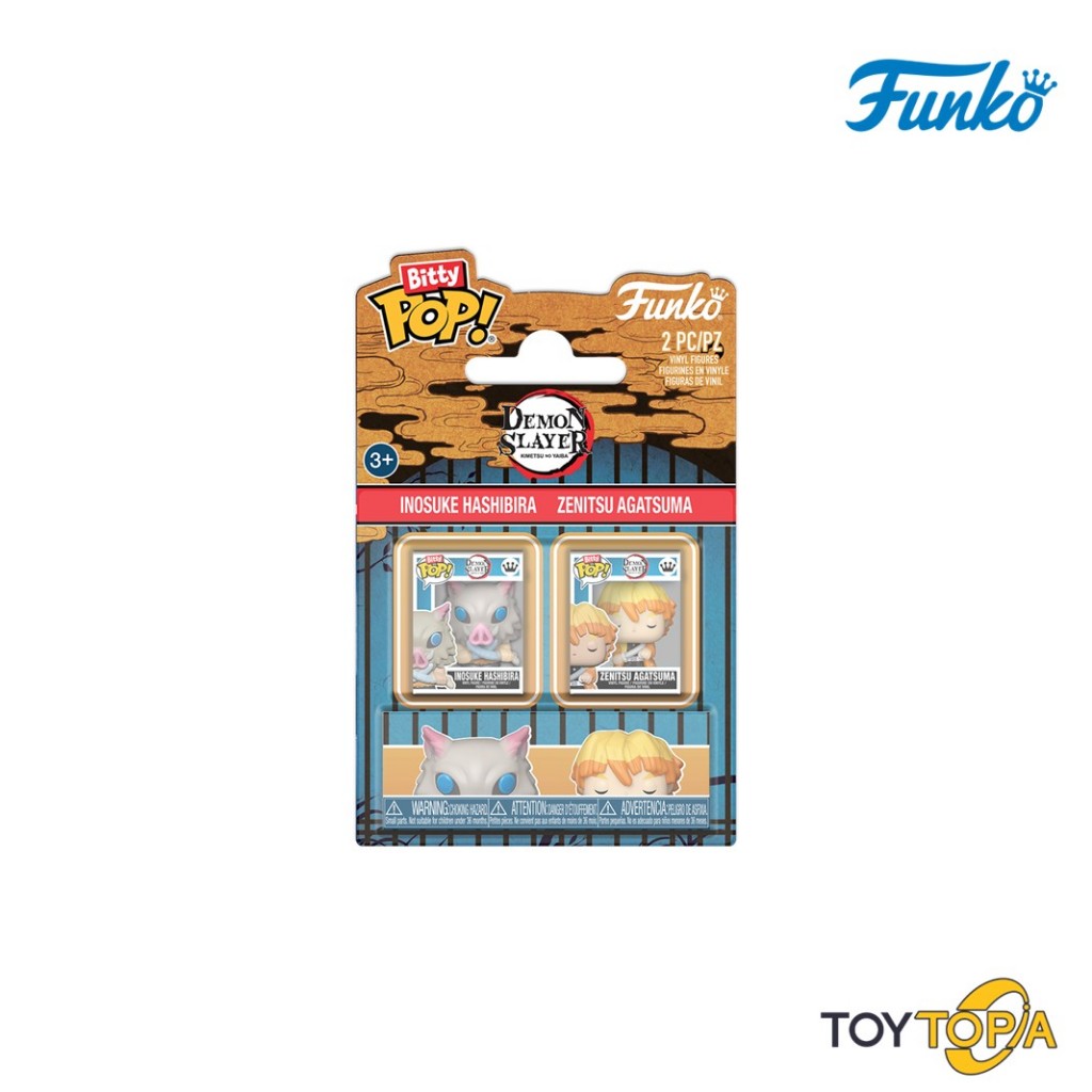 (93997) Inosuke & Zenitsu Bitty POP!: Demon Slayer by Funko (Pack 2)