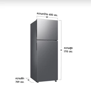 [ส่งฟรี ] SAMSUNG ตู้เย็น 2 ประตู RT35CG5644S9ST พร้อมด้วย Space Max™, 12.3 คิว (348 L)