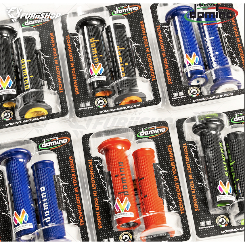 ปลอกแฮนด์ DOMINO A010 ปลายเปิด made in Italy แท้100%