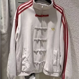 เสื้อแจคเกต​แต่งแถบข้าง​คอจีน​CNY