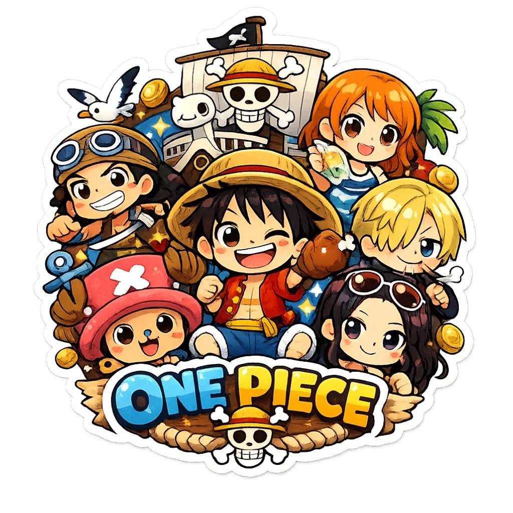 ตัวรีดติดเสื้อ one piece วันพีชรีดติดเสื้อ กระเป๋า รองเท้าน่ารักๆ