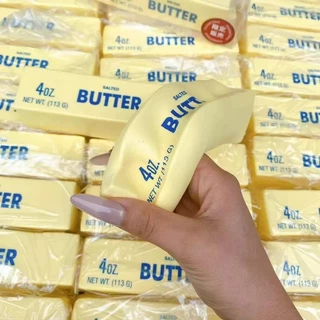 ของเล่นคลายเครียด รูปเนย ของเล่นบีบเนย Butter Squishy Stick น่ารักสมจริง ของเล่น บรรเทาความเครียดที่เพิ่มขึ้นช้า