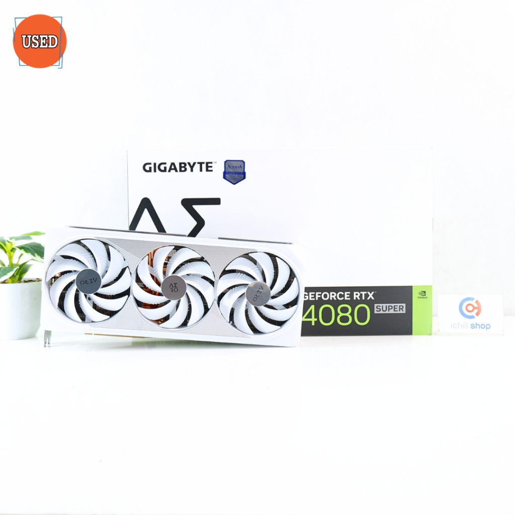 การ์ดจอ (VGA) GIGABYTE RTX4080 SUPER 16GB 3F AERO OC P17656