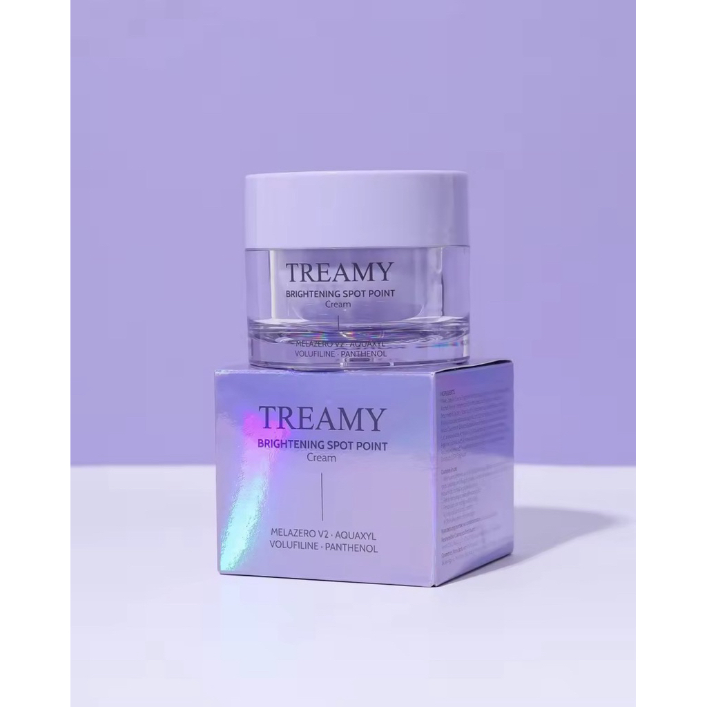 TREAMY Brightening Spot Point Cream 50 ml ดูแลความชุ่มชื้น กระจ่างใส ริ้วรอย การดูแลความชุ่มชื้น และความยืดหยุ่นของผิว