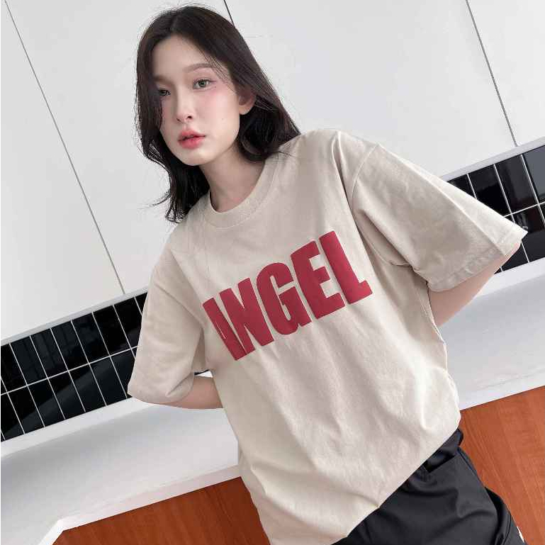 ANGELBRABRA เสื้อยืด OVERSIZE BP หญิงชาย