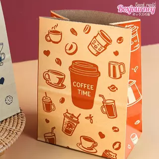 Boxjourney ถุงกาแฟ คละลาย 13x8x18 ซม. (100 ใบ/แพ็ค)