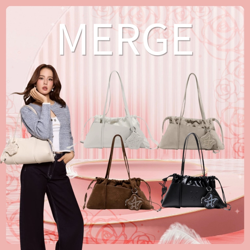 【ของแท้100%】🔥New Merge It Bag 26 Color : Black / Brown