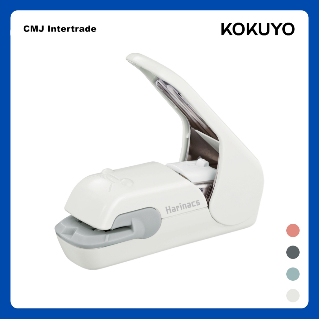 KOKUYO Stapler Stapleless HarinaX เครื่องเย็บกระดาษไร้ลวด ที่เย็บกระดาษ เย็บได้สูงสุด 5 แผ่น สีใหม่ของแท้จากญี่ปุ่น