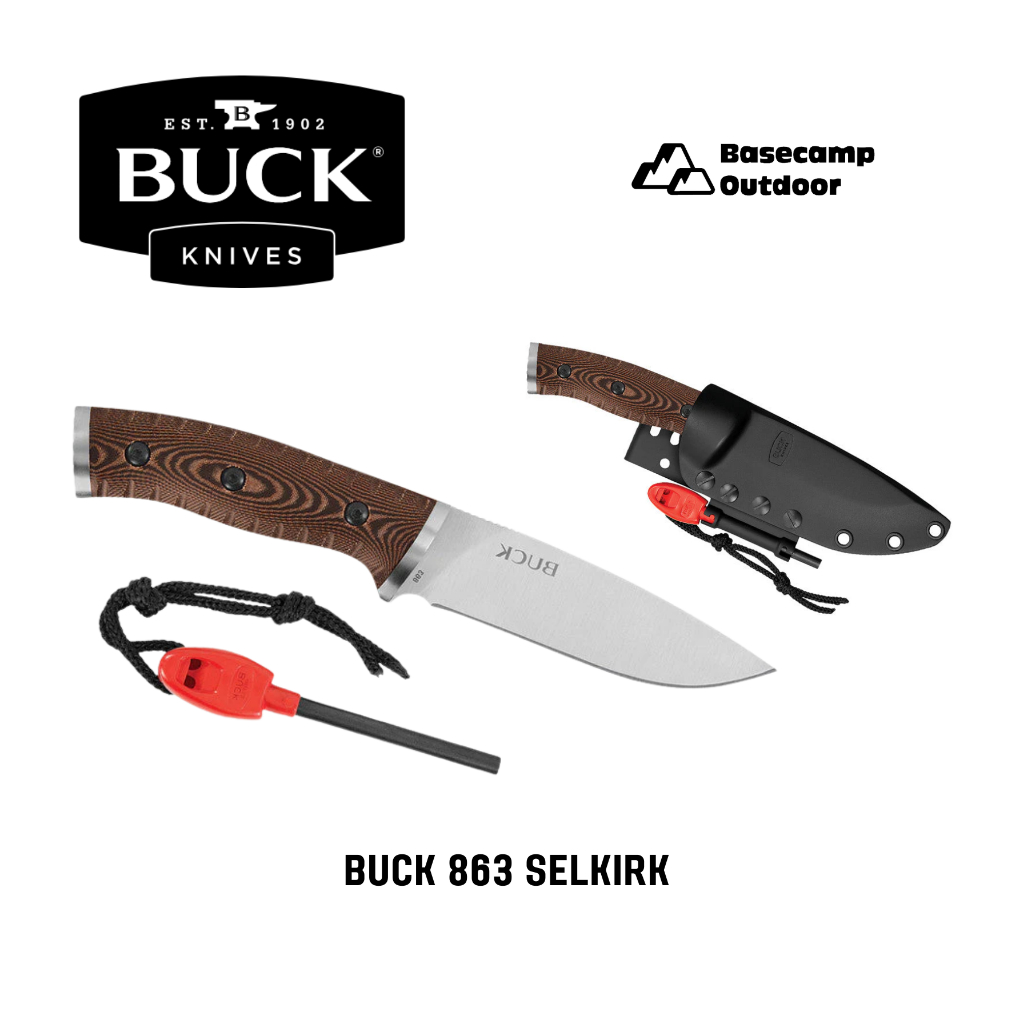 มีดแบบ Survival Buck 863 Selkirk